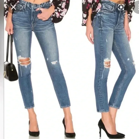 GRLFRND Karolina High Rise Skinny Denim Jeans More Life Wash NEW WITH TAG - Picture 7 of 7